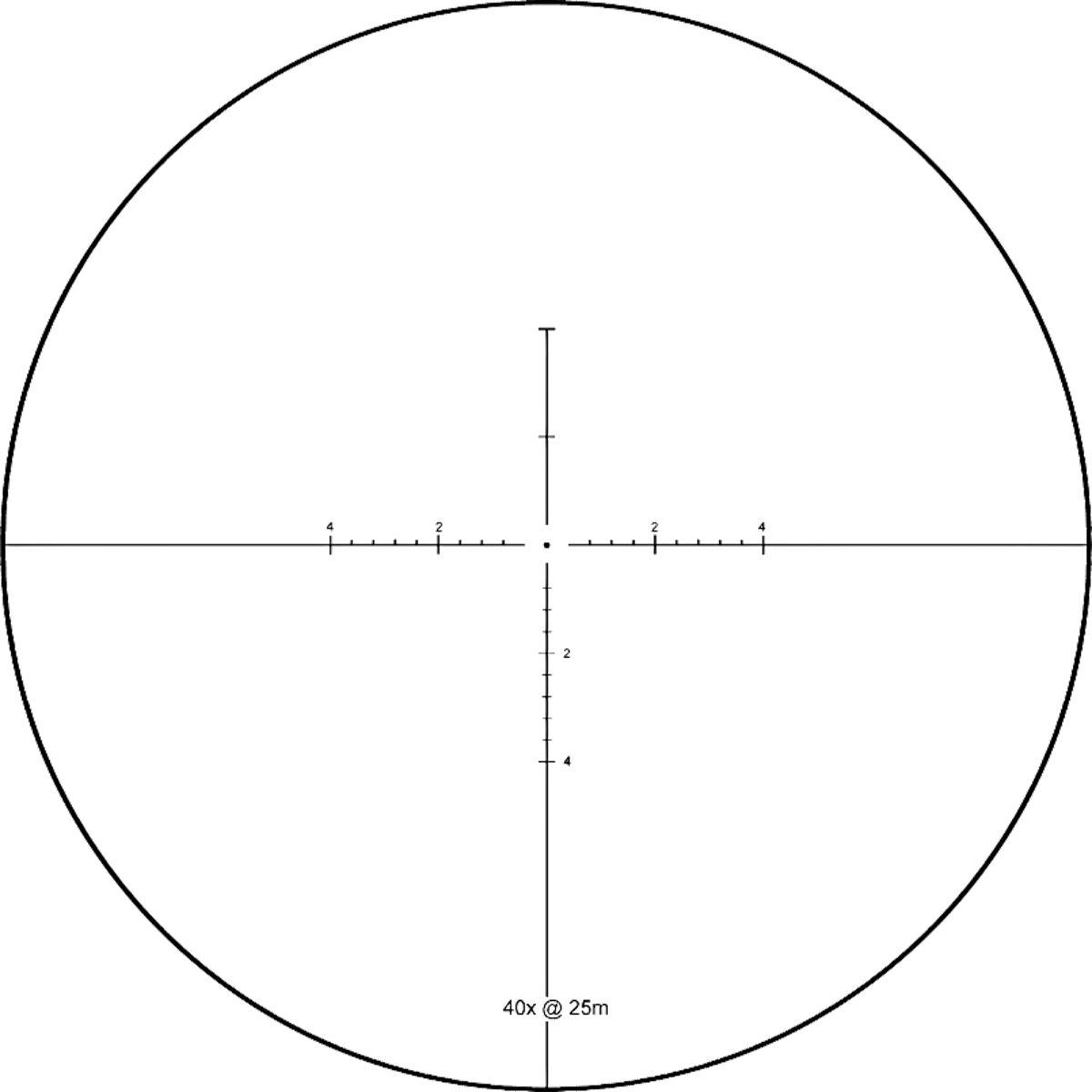 Vector Optics Sentinel-X 10-40x50 Center Dot Benchrest Scope thumbnail 4