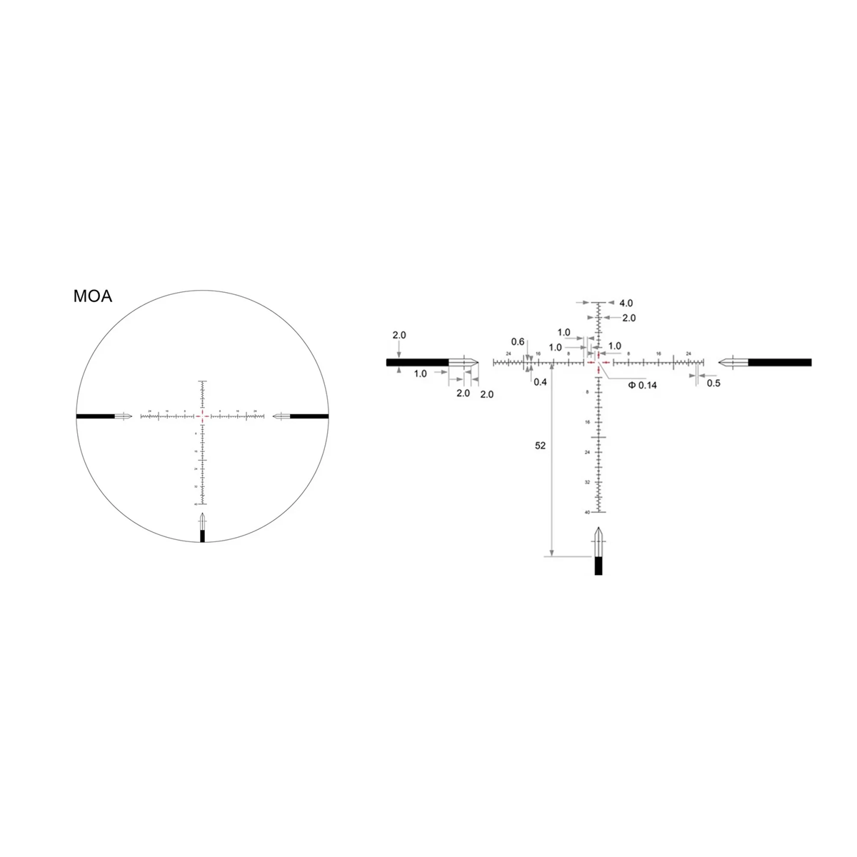 Arken SH-4J GENII 6-24X50 FFP Scope thumbnail 4