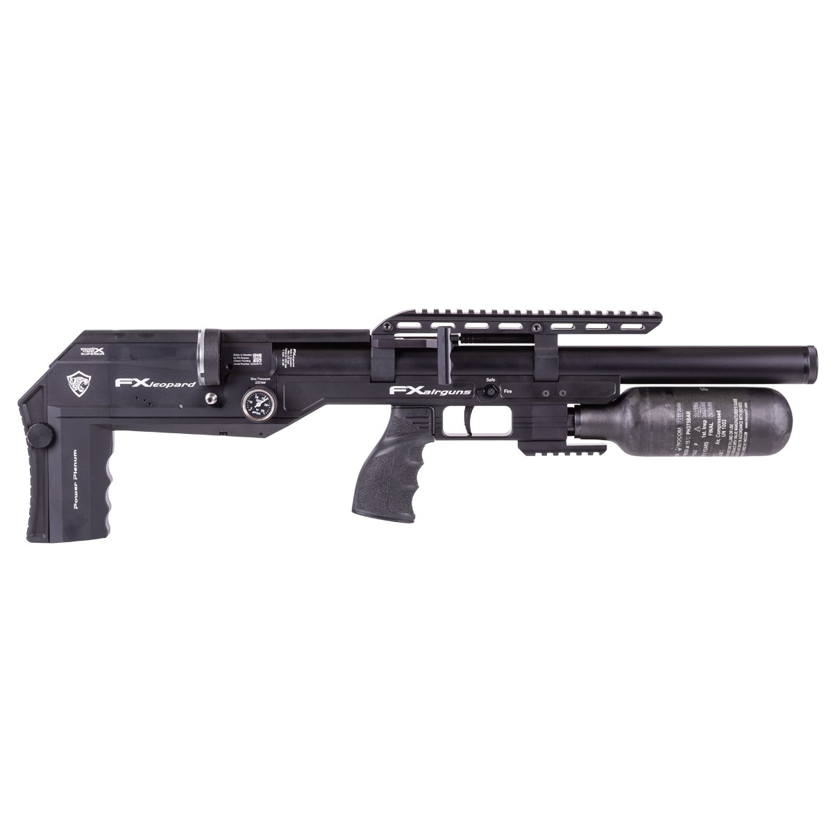 FX Leopard Bottle PCP .177 Cal Rifle thumbnail 2